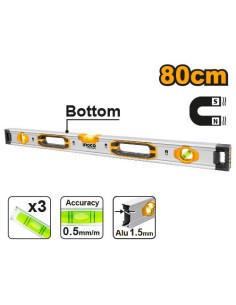 NIVEL MAGNETICO ALUM. 80 CM HSL38080M  0321