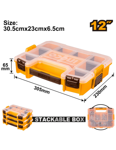 ORGANIZADOR PLASTICO 30.5cmx23cmx6.5cm 12" PBX1211 1049