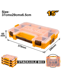 ORGANIZADOR PLASTICO 37cmx29cmx6.5cm 15" PBX1511 1050