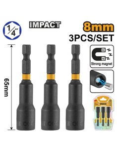 PORTAPUNTAS MAGNETICO  8MM JUEGO 3 PIEZAS 1311