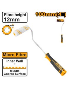 RODILLO MINI  micrifibra C/ MANGO 100mm 4" HRHT061001D  0509