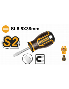DESTORNILLADOR PLANO 6.5X38 MM HSDL6038  0237