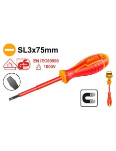 DESTORNILLADOR PLANO AISLADO 1000V 3X75mm HISD813075 0395