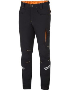 PANTALON LIGHT TECH KANSAS NEGRO / NARANJA T-L