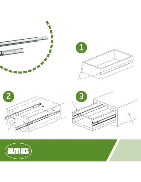 GUIA ZINCADA MOD. 25 17 X 246 MM JGO. 6597