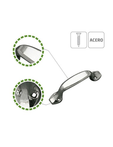 TIRADOR MOD. 5 CROMO BRILLO 125MM 807