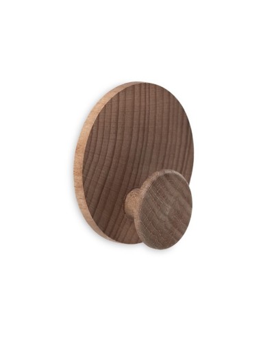 COLGADOR ADHESIVO LUMO 1492-0 MADERA OSCURA