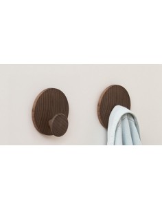COLGADOR ADHESIVO LUMO 1492-0 MADERA OSCURA 2