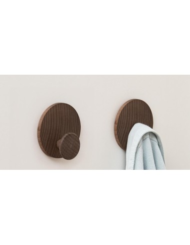 COLGADOR ADHESIVO LUMO 1492-0 MADERA OSCURA