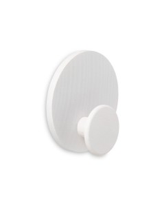 COLGADOR ADHESIVO LUMO 1492-2 MADERA BLANCA