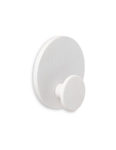 COLGADOR ADHESIVO LUMO 1492-2 MADERA BLANCA