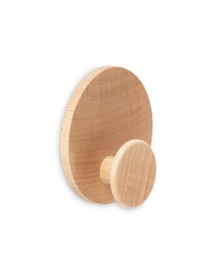 COLGADOR ADHESIVO LUMO 1492-8 MADERA CLARA