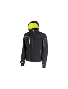CAZADORA SPACE BLACK CARBON T-2XL DE SOFSHELL FU187BC