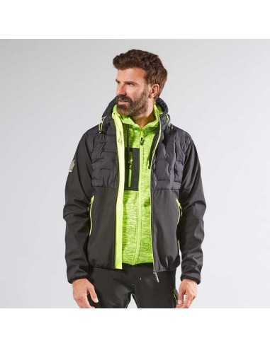 CAZADORA SPOCK BLACK CARBON T-2XL DE SOFTHSHELL FU213BC
