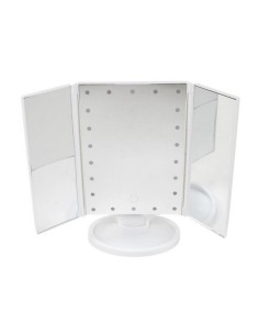 ESPEJO 3 PANELES LED 4XAAA USB 2676225