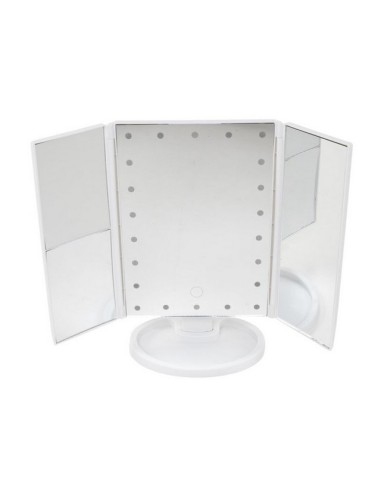 ESPEJO 3 PANELES LED 4XAAA USB 2676225