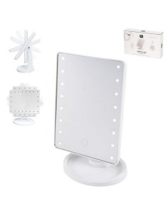 ESPEJO SOBREMESA LED USB 4XAA 267679