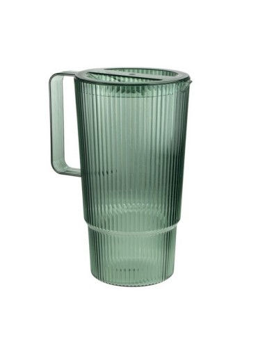 JARRA 2,3 LT ACRILICO RAYAS VERDE 313815