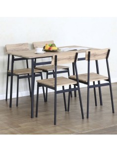 JUEGO DE MESA + 4 SILLAS 311934 2