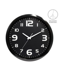 RELOJ 40 CM NEGRO 2910116