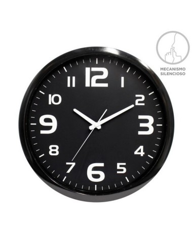 RELOJ 40 CM NEGRO 2910116