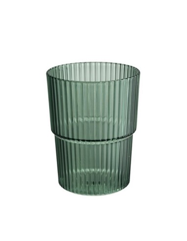 VASO 450 ML ACRILICO RAYAS VERDE 313812