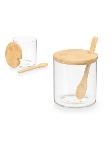 AZUCARERO BOROSILICATO T/BAMBU 10260