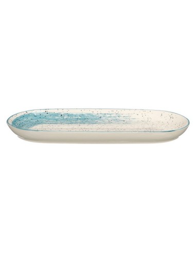BANDEJA OVALADA PATINADA AZUL 14006