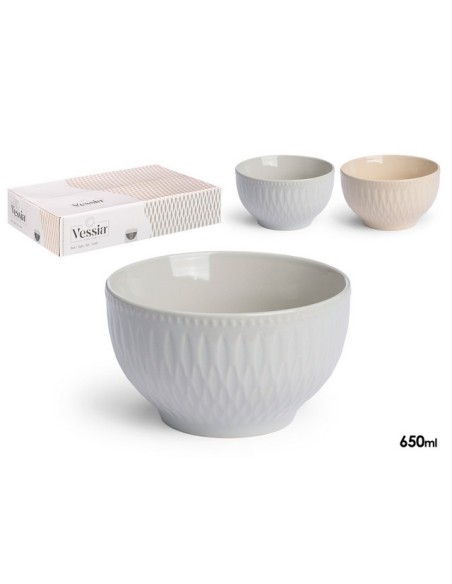 BOWL DESAYUNO SURTIDO BEIGE/GRIS 12153