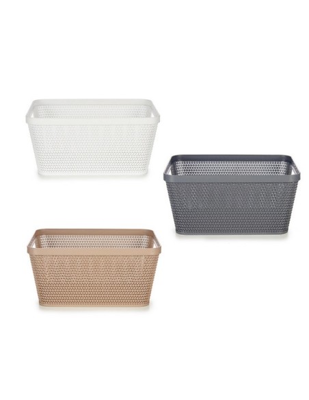CESTA MULTIUSO RECTANGULAR MEDIANA SURTIDAS 59694