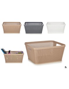 CESTA MULTIUSO RECTANGULAR MEDIANA SURTIDAS 59694