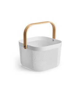 CESTA MULTIUSOS BLANCA CUADRADA C/ASA 12197 2