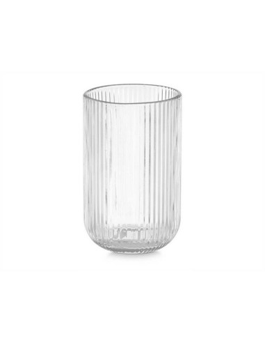 VASO TRANSPARENTE RAYAS 430ML 84908