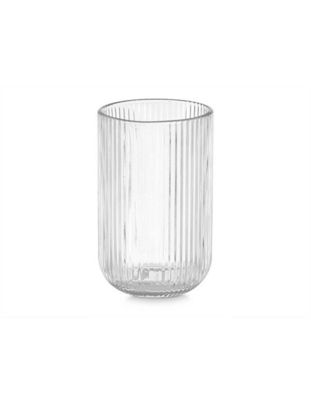 VASO TRANSPARENTE RAYAS 430ML 84908