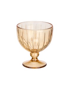 COPA HELADO RAYAS 360 ML AMBAR 12419