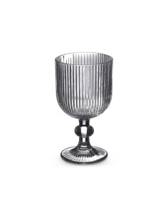 COPA VINO 260ML GRIS RAYAS 37564