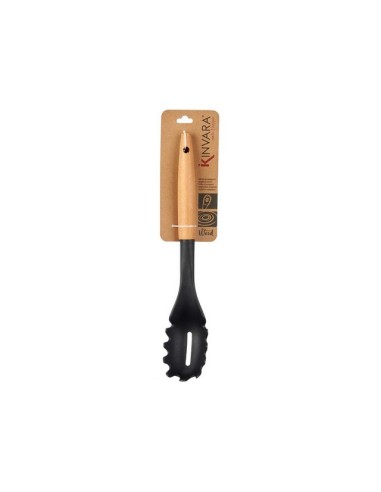 CUCHARA PASTA COCINA MANGO MADERA 79623