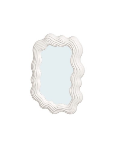 ESPEJO PLASTICO FORMA BLANCO 45 CM 13104