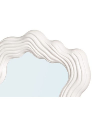 ESPEJO PLASTICO FORMA BLANCO 45 CM 13104