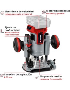 FRESADORA BAT. TP-RO 18 LI BL S/BAT.4350411 2