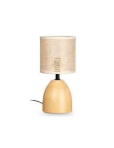 LAMPARA SOBREMESA EFECTO MADERA OVAL 10942 2