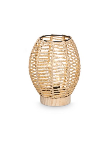 LAMPARA SOBREMESA OVALADA CUERDA 60349