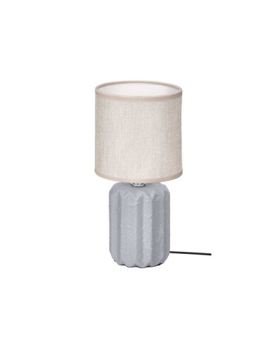 LAMPARA SOBREMESA RAYAS GRIS 13216