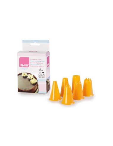JUEGO 6 CORNETES PLASTICO 768300